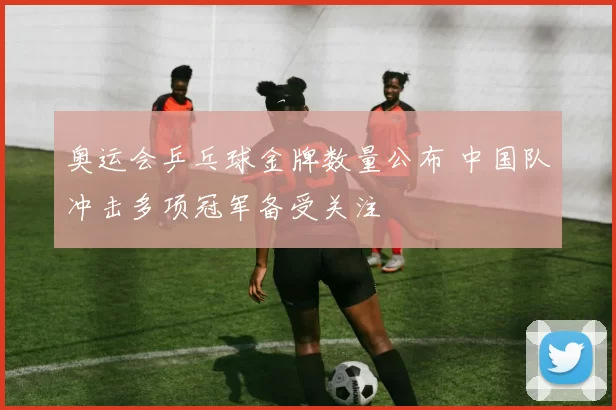 奥运会乒乓球金牌数量公布 中国队冲击多项冠军备受关注